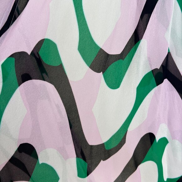 REISS Paige Resort Shawl Top Cardigan Resortwear Swim Cover 70s Abstract Print - Picture 10 of 12